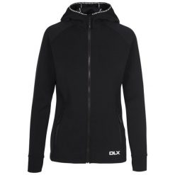 Dlx Anais - Damska bluza z kapturem Dlx w kolorze czarnym. Czarne bluzy DLX, m, bez wzorów, bez ramiączek, z kapturem. Za 201.85 zł.