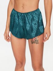 Hunkemöller Szorty piżamowe 203229 Turkusowy Comfortable Fit. Niebieskie piżamy Hunkemöller, xxs, bez wzorów, z wiskozy, bez kołnierzyka, bez ramiączek. Za 89.99 zł.