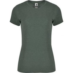 T-shirt Damski Dwutonalny Z Krótkim Rękawem Fox. Zielone t-shirty ROLY, s, bez wzorów, sportowe, bez kołnierzyka, bez ramiączek. Za 37.99 zł.