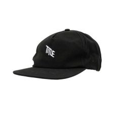 Czapka rowery górskie Casquette Title, Czarny. Czarne czapki z daszkiem TITLE, bez wzorów, z bawełny, eleganckie. Za 238.00 zł.