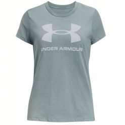 Koszulka Damska Under Armour. Zielone t-shirty sportowe Under Armour, bez wzorów, bez ramiączek. Za 76.99 zł.