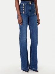 Elisabetta Franchi Jeansy PJ-19D-61E2 Niebieski Regular Fit. Niebieskie jeansy Elisabetta Franchi, bez wzorów, z bawełny. Za 1,999.00 zł.