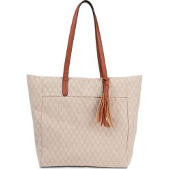 Torba shopper z bawełny bonprix naturalno-koniakowy. Shopper bag marki DOMYOS. Za 32.99 zł.