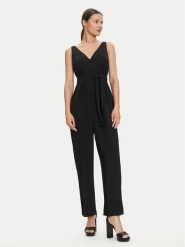 Armani Exchange Kombinezon 6DYA10 YN9JZ 1200 Czarny Regular Fit. Czarne sukienki Armani Exchange, bez wzorów, z syntetyku, bez kołnierzyka, bez ramiączek. Za 479.99 zł.