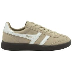 Damskie zamszowe trampki na sznurówki Gola Viper. Białe trampki Gola, bez wzorów, z gumy, eleganckie, bez zapięcia. Za 362.50 zł.