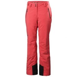 Spodnie Narciarskie Helly Hansen W Legendary Insulated Pant Poppy. Czerwone spodnie narciarskie Helly Hansen, bez wzorów, narciarskie. Za 499.99 zł.