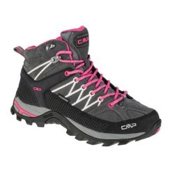 Buty CMP Rigel Mid 3Q12946-103Q różowe. Czerwone buty trekkingowe bez zapięcia. Za 607.68 zł.