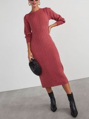 Milan Kiss Sukienka w kolorze różowym rozmiar: M. Różowe sukienki Milan Kiss, m, bez wzorów, bez kołnierzyka, bez ramiączek, midi. Za 165.99 zł.