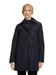 Betty Barclay Płaszcz zimowy w kolorze granatowym rozmiar: 44. Niebieskie płaszcze Betty Barclay, na zimę, bez wzorów, z puchu, bez kaptura. Za 347.99 zł.