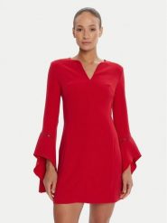 Rinascimento Sukienka koktajlowa CFC0126187003 Czerwony Slim Fit. Czerwone sukienki Rinascimento, xl, bez wzorów, z syntetyku, wizytowe, bez kołnierzyka, bez ramiączek. Za 469.99 zł.