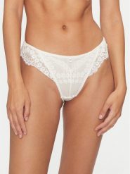Hunkemöller Figi brazylijskie Daisy 205438 Biały. Białe figi Hunkemöller, bez wzorów, z syntetyku. Za 79.99 zł.