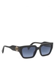The Marc Jacobs Okulary przeciwsłoneczne 809/S 208028 Czarny. Czarne okulary przeciwsłoneczne THE MARC JACOBS, bez wzorów, z tworzywa sztucznego, plastikowe. Za 589.99 zł.