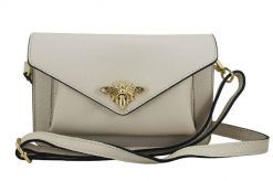 Listonoszka skórzana BARBERINI'S j. beżowa 955-10. Brązowe shopper bag Barberinis, bez wzorów, ze skóry, eleganckie, bez dodatków. Za 209.99 zł.