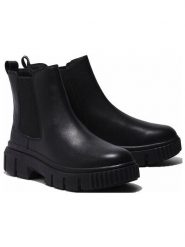 Timberland Skórzane sztyblety "Greyfield" w kolorze czarnym rozmiar: 39,5. Czarne botki Timberland, bez wzorów, sportowe, bez zapięcia. Za 439.24 zł.