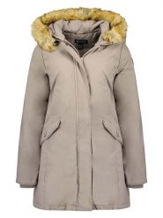 Canadian Peak Parka "Dinastipeak" w kolorze beżowym rozmiar: L. Brązowe płaszcze Canadian Peak, l, bez wzorów, bez kaptura. Za 286.16 zł.