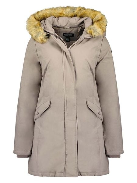 Canadian Peak Parka "Dinastipeak" w kolorze beżowym rozmiar: L. Brązowe płaszcze Canadian Peak, l, bez wzorów, bez kaptura. Za 286.16 zł.