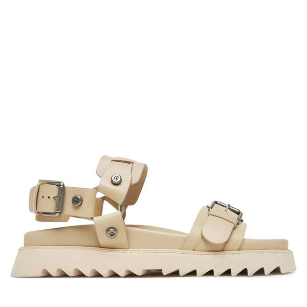 Sandały G-Star Raw. Brązowe sandały G-Star Raw, bez wzorów, retro, bez obcasa, na płaskiej podeszwie, bez zapięcia. Za 265.99 zł.