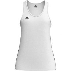 Damski tank top Erima T&F Wings. Białe topy Erima, bez wzorów, sportowe, bez kołnierzyka, bez ramiączek. Za 267.99 zł.