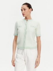 Morgan Kardigan 251-MORESA Zielony Slim Fit. Zielone swetry Morgan, l, bez wzorów, z syntetyku, bez ramiączek. Za 159.99 zł.