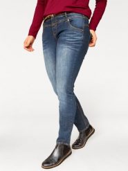 Heine Dżinsy - Regular fit - w kolorze niebieskim rozmiar: 25. Niebieskie jeansy Heine, bez wzorów. Za 165.99 zł.