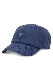 Guess Czapka z daszkiem V5GZ03 WH492 Granatowy. Niebieskie czapki z daszkiem Guess, z aplikacjami, z materiału. Za 129.99 zł.