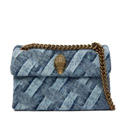Torebka Kurt Geiger. Niebieskie kopertówki Kurt Geiger, bez wzorów, wizytowe, bez dodatków. Za 629.99 zł.