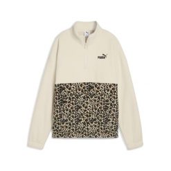Damska luźna bluza Essential ze zwierzęcym nadrukiem PUMA Alpine Snow White. Białe bluzy Puma, bez wzorów, eleganckie, bez ramiączek, bez kaptura. Za 183.99 zł.