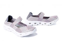 ROCK SPRING DJANGO grey brix, półbuty letnie damskie. Szare półbuty wsuwane Rock Spring, na lato, bez wzorów, rockowe, bez obcasa. Za 186.92 zł.