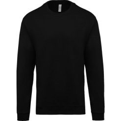 Bluza Kariban Col Rond. Czarne bluzy KARIBAN, l, bez wzorów, z bawełny, bez ramiączek, bez kaptura. Za 116.00 zł.
