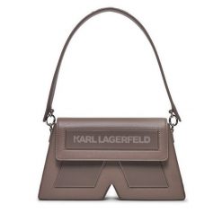 Torebka KARL LAGERFELD. Brązowe torebki klasyczne KARL LAGERFELD, bez wzorów, bez dodatków. Za 549.99 zł.