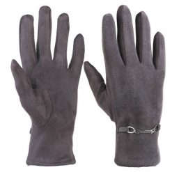 Szare Rękawiczki Damskie Moraj. Szare rękawiczki Moraj, bez wzorów, z elastanu. Za 27.99 zł.