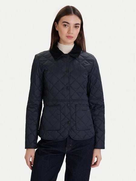 Barbour Kurtka przejściowa Deveron Quilted LQU1012NY71 Granatowy Regular Fit. Niebieskie kurtki Barbour, bez wzorów, z syntetyku, bez kaptura. Za 789.99 zł.