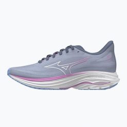 Buty do biegania damskie Mizuno Wave Ultima 17. Szare buty do biegania Mizuno, bez wzorów, z materiału, bez zapięcia, do biegania, mizuno wave. Za 419.99 zł.