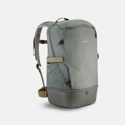 Plecak turystyczny Quechua Arpenaz NH500 30 litrów Ice Compartment. Szare plecaki QUECHUA, bez wzorów, bez dodatków. Za 199.99 zł.