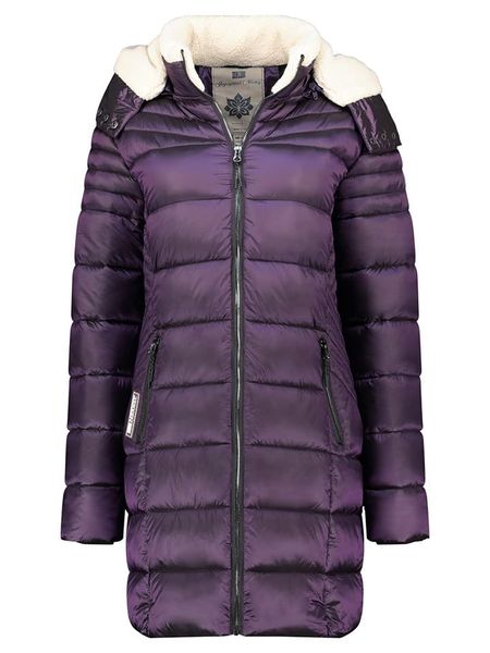 Geographical Norway Płaszcz pikowany "Carenne" w kolorze fioletowym rozmiar: M. Różowe płaszcze Geographical Norway, m, bez wzorów, bez kaptura. Za 201.08 zł.