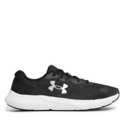 Buty do biegania Under Armour. Czarne buty do biegania Under Armour, bez wzorów, bez zapięcia, do biegania. Za 209.99 zł.