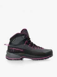 Buty podejściowe damskie La Sportiva TX4 Evo Mid GTX. Szare buty trekkingowe La Sportiva, z gore-texu, przed kolano, bez zapięcia. Za 1,065.89 zł.