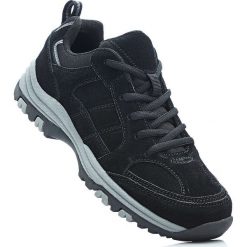 Skórzane buty trekkingowe bonprix czarny. Buty trekkingowe marki bonprix. Za 129.99 zł.