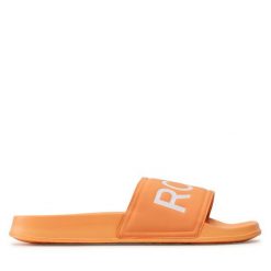 Klapki Roxy. Brązowe klapki Roxy, bez wzorów, sportowe, bez obcasa, bez zapięcia. Za 119.99 zł.