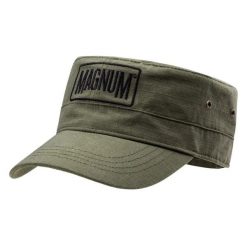 Czapka z daszkiem Magnum Patrol. Zielone czapki z daszkiem MAGNUM, bez wzorów, z materiału, casualowe. Za 60.40 zł.
