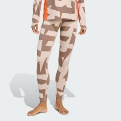 Legginsy bazowe Multi Synthetic Base Layer. Brązowe legginsy adidas, bez wzorów, sportowe. Za 219.00 zł.