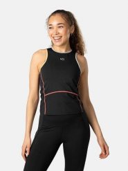 KARI TRAA Top sportowy "Linnea" w kolorze czarnym rozmiar: L. Czarne topy sportowe Kari Traa, l, bez wzorów, z materiału, outdoorowe. Za 108.99 zł.