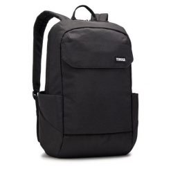 Plecak miejski Thule Lithos Backpack 20 L. Czarne plecaki Thule, bez wzorów, bez dodatków. Za 303.99 zł.