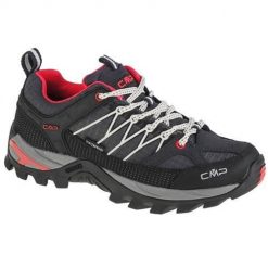 Buty trekkingowe damskie CMP Rigel Low. Czarne buty trekkingowe CMP, bez zapięcia. Za 319.99 zł.