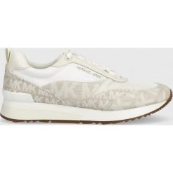 MICHAEL Michael Kors sneakersy Allie kolor beżowy. Brązowe buty sportowe lifestyle MICHAEL Michael Kors, bez wzorów, z gumy, sportowe, bez zapięcia. Za 809.99 zł.