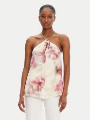 Marciano Guess Top 5GGH10 7298A Kolorowy Regular Fit. Topy Marciano Guess, z aplikacjami, z wiskozy, bez kołnierzyka, bez ramiączek. Za 439.99 zł.
