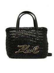 KARL LAGERFELD Torebka B2W30224 Czarny. Czarne torebki klasyczne KARL LAGERFELD, bez wzorów, ze skóry, bez dodatków. Za 1,299.00 zł.