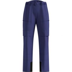 Spodnie softshellowe Odlo Pants regular length X-ALP 3L. Niebieskie spodnie narciarskie ODLO, bez wzorów, z hardshellu, narciarskie. Za 1,899.99 zł.