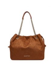 Valentino Torebka Maxi VBS9U701 Brązowy. Brązowe torebki klasyczne Valentino, bez wzorów, ze skóry, bez dodatków. Za 719.99 zł.