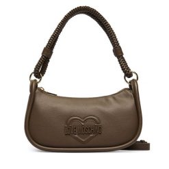 Torebka LOVE MOSCHINO. Brązowe torebki klasyczne Love Moschino, bez wzorów, klasyczne, bez dodatków. Za 1,099.00 zł.